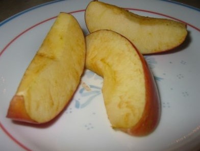 apples without fresh sliced